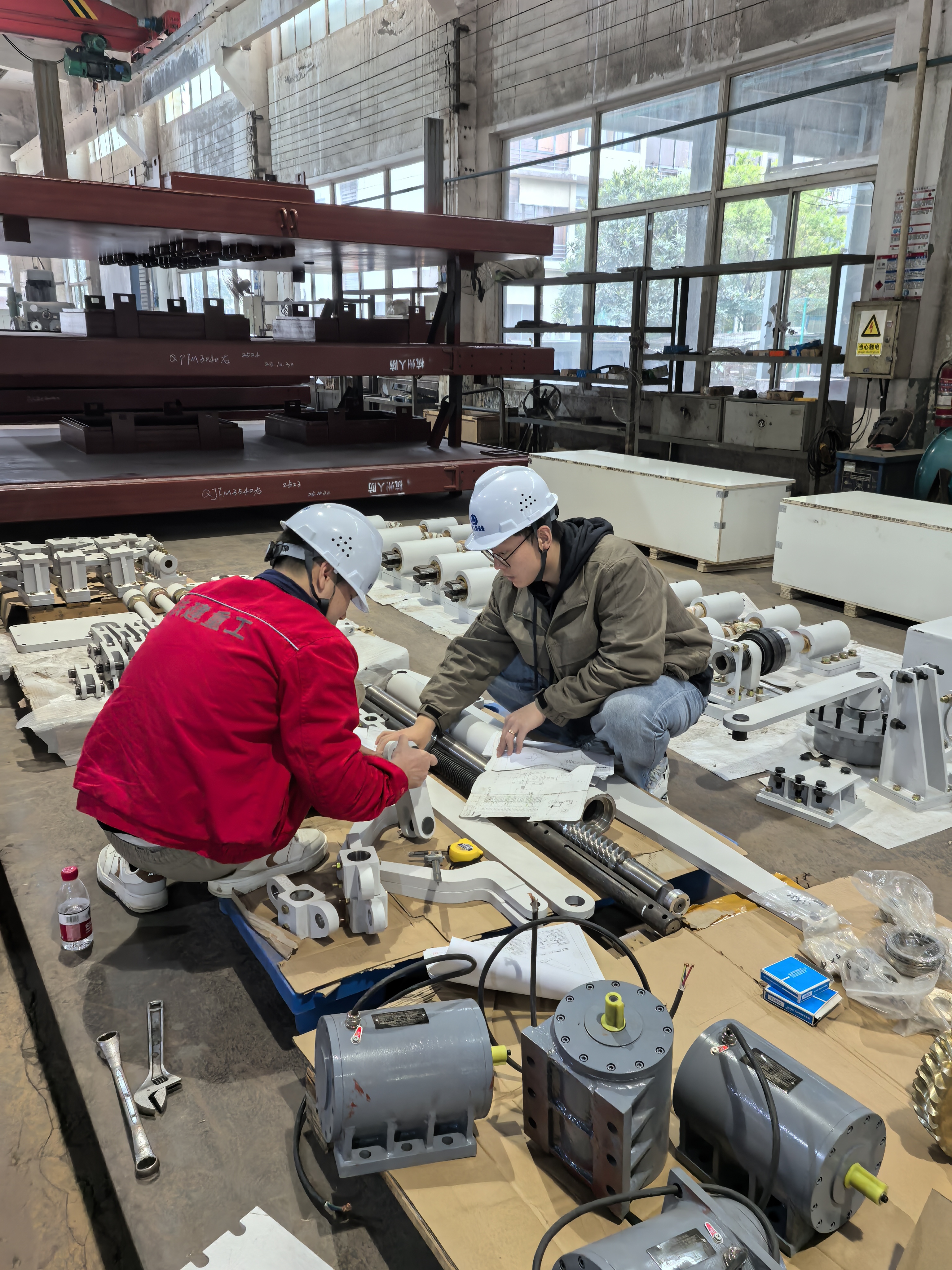 鐵建重工技術(shù)團(tuán)隊赴公司開展質(zhì)量驗收